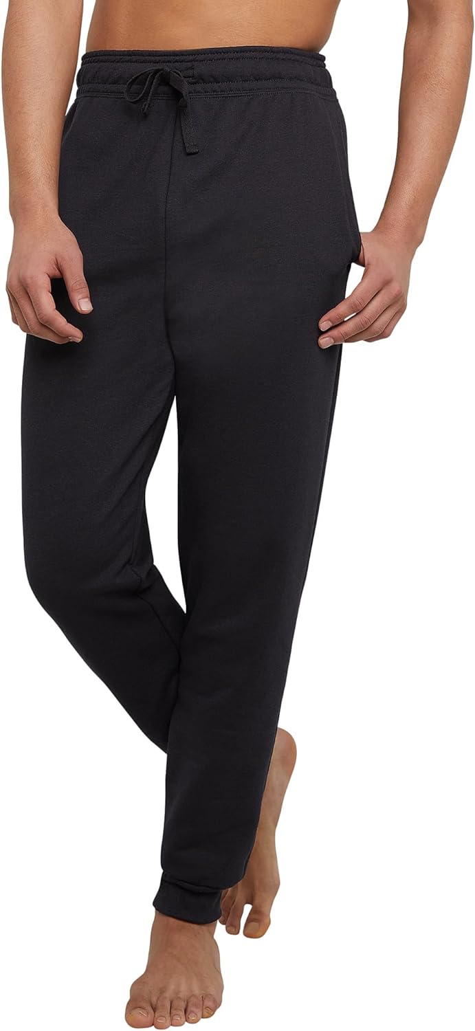 men Jogger Sweatpants, men Midweight Fleece Lounge Pants, 30.5