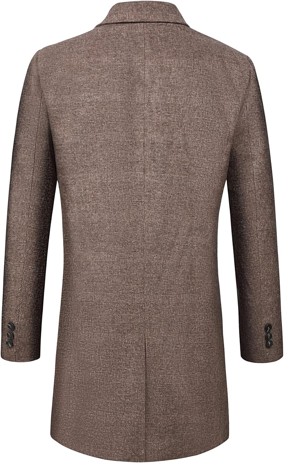 Men Wool Trench Coat Slim Fit Winter Coat - Image 2
